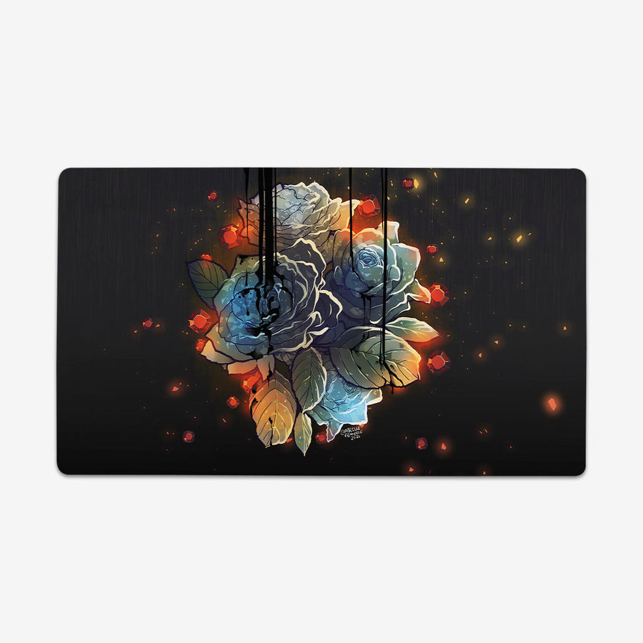 Rubies Blue Roses and Darkness Playmat