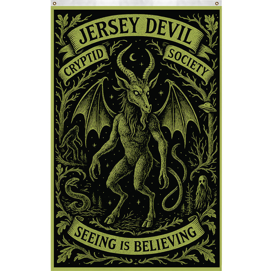 Jersey Devil Cryptid Society Flag