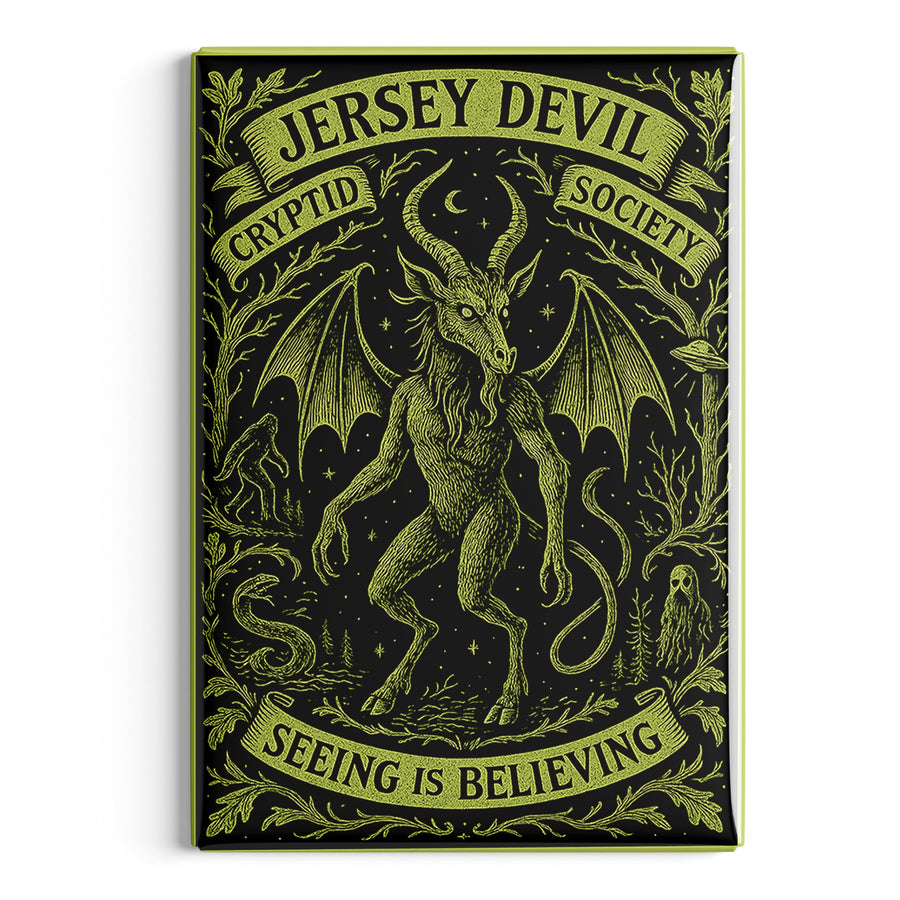 Jersey Devil Cryptid Society Fridge Magnet
