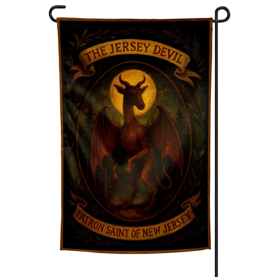 Jersey Devil Patron Saint of New Jersey Garden Flag