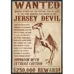 Jersey Devil Wanted Poster Print