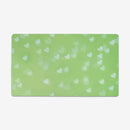 Green Hearts Playmat