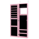 Jewelry Cabinet Wall or Door Mounted Jewelry Armoire Modern Hanging Jewelry Organizer