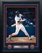 Jim Rice At-Bat Boston Red Sox Autographed 16" x 20" Framed Baseball Photo