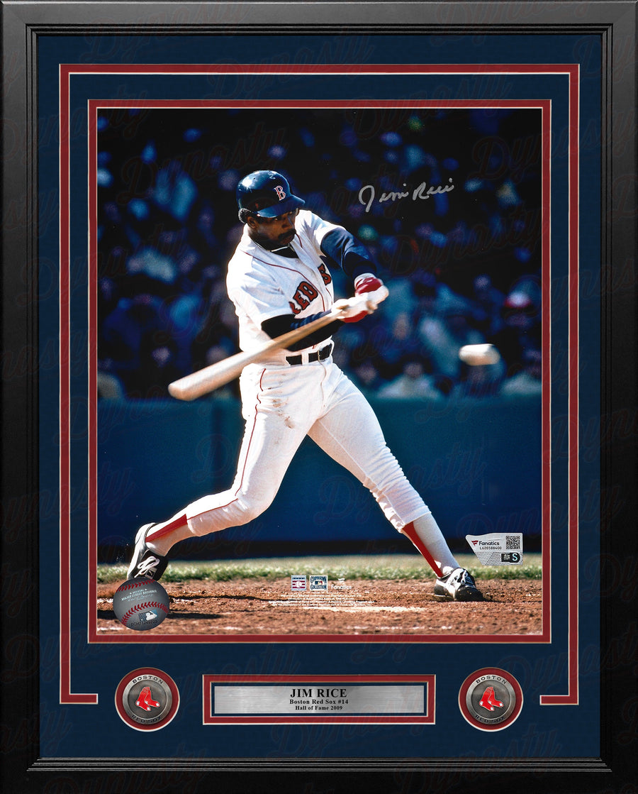 Jim Rice At-Bat Boston Red Sox Autographed 11