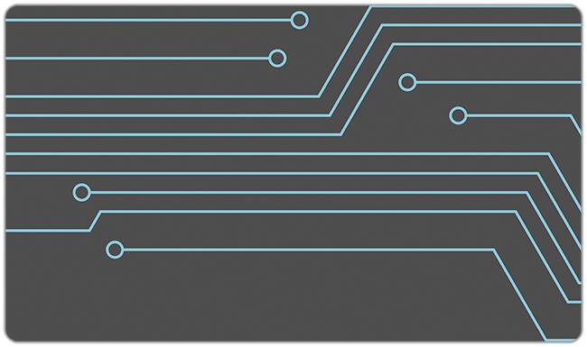 Gray Circuit Playmat