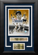 Joe DiMaggio New York Yankees 8" x 10" Framed Baseball Collage Photo with Engraved Autograph