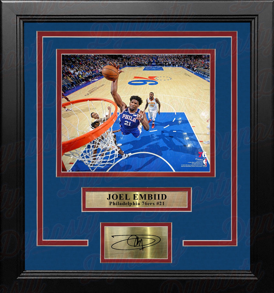 Joel Embiid Rim-Cam Dunk Philadelphia 76ers 8