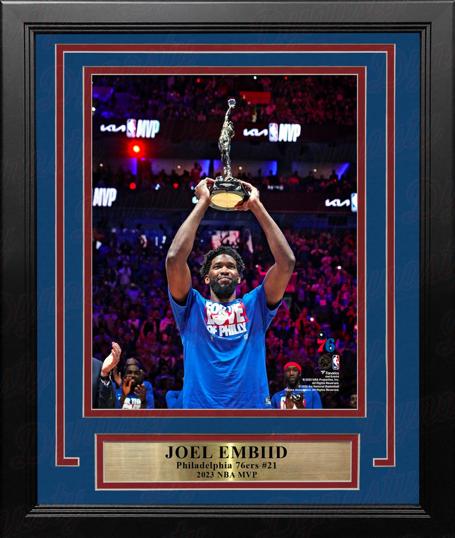 Joel Embiid 2023 MVP Trophy Philadelphia 76ers 8