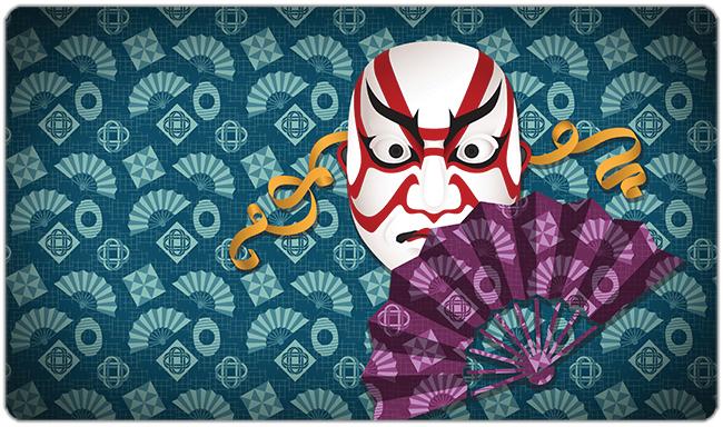 Kabuki Teal Playmat