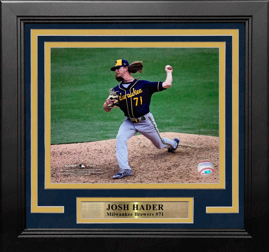 Josh Hader in Action Milwaukee Brewers 8