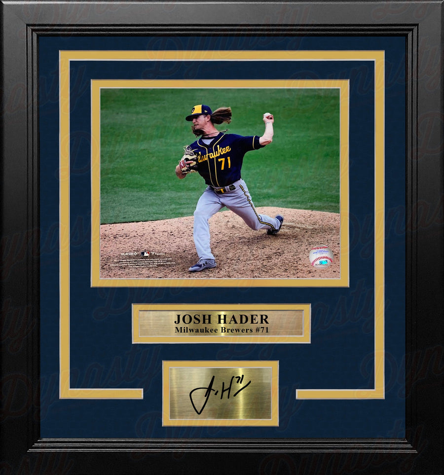 Josh Hader in Action Milwaukee Brewers 8