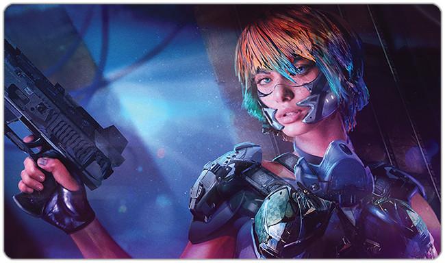 Sci Fi Mercenary Playmat