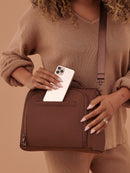 Insulated Bottle Bag - Espresso