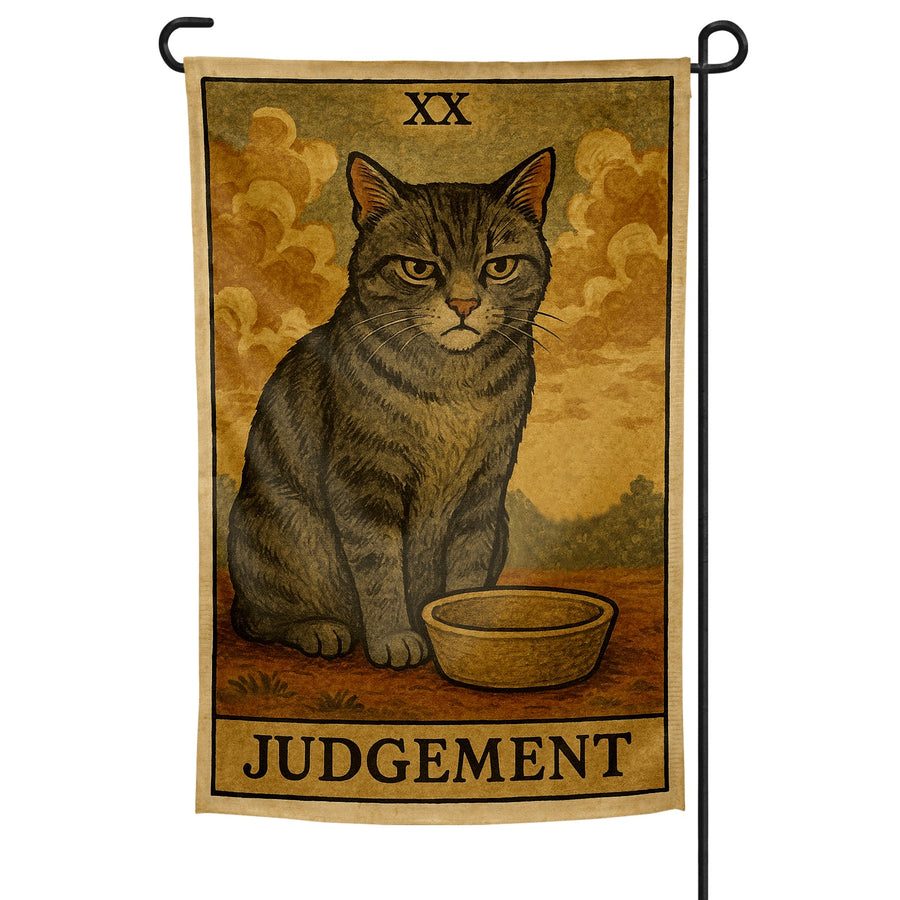 Judgement Cat Tarot Garden Flag
