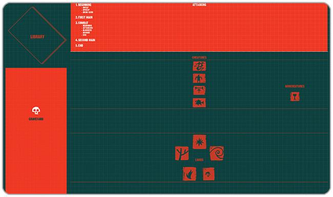 Epic Icons Grid Playmat