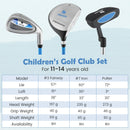 Junior Mallet Putter Individual Gold Club for Kids Ages 11-14