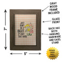 Just Don't Be a Bigot Framed Wall Art Print | GetBullish Original Quote Sign