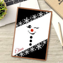 Personalized Snowman Notebook | Custom Name  Gift | A5 Winter Journal