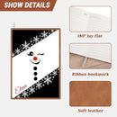Personalized Snowman Notebook | Custom Name  Gift | A5 Winter Journal