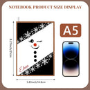 Personalized Snowman Notebook | Custom Name  Gift | A5 Winter Journal