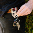 Keyholder - Toyota Racing Development TRD Stripe Logo Full Color Red/Black