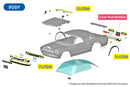 KPGC10 SKYLINE HT 2000GT-R 1971 White Model Kit