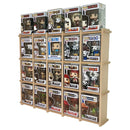 KUBBIE ULTRA (3x5) - In Box Display Case for Funko Pops, Wall Mountable & Stackable Pop Shelf (MDF Wood)