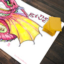 Never Give Up Dragon Playmat