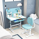 Kid's Study Desk and with Tilt Desktop and Pen Holder