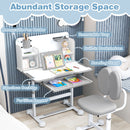 Kid's Study Desk and with Tilt Desktop and Pen Holder