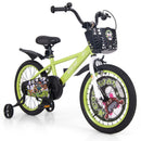 14 Inch Kids Bike Adjustable with Detachable Training Wheels for 3-5 Years Old-14 inches