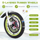18 Inch Kids Bike Adjustable with Detachable Training Wheels for 4-8 Years Old-18 inches