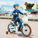 16 Inch Kids Bike with Training Wheels and Front Handbrake