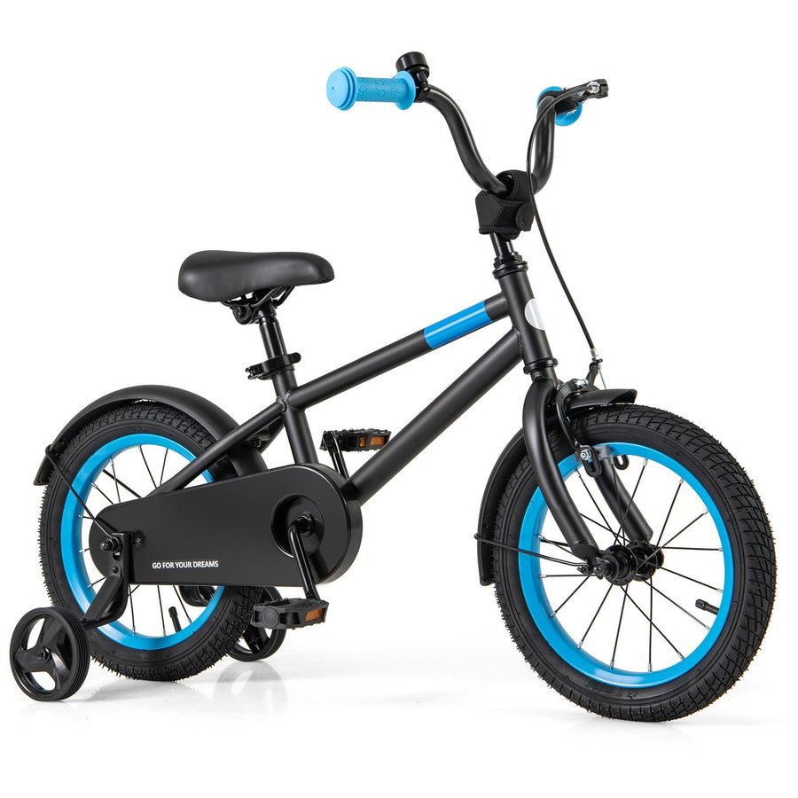 Kids Bike with Adjustable Handlebar and Saddle Black