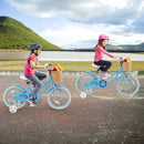 16-Inch Kids Bike with Training Wheels and Adjustable Handlebar Seat