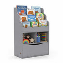 Kids 3-Tier Sling Bookcase with Storage Cabinet