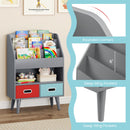 Kids Bookshelf with Open Compartment for Toddlers 3+ Years Old