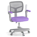 Kids Desk Chair Children Study Chair with Adjustable Height Armrest and Footrest