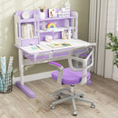 Kids Desk Chair Children Study Chair with Adjustable Height Armrest and Footrest