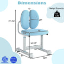 Kids Desk Chair Children Study Chair with Double Back Support and Adjustable Height