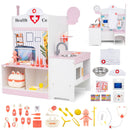 Kids Doctor Play Set with Adjustable Height Bar