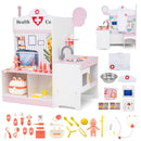 Kids Doctor Play Set with Adjustable Height Bar