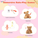 Kids Doctor Play Set with Adjustable Height Bar