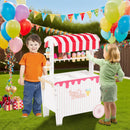 Ice Cream Cart Playset with Display Rack and Accessories