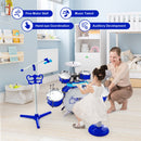 Kids Jazz Drum Keyboard Set with Stool and Microphone Stand