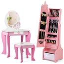 Kids Jewelry Armoire Cabinet with Storage and 2 Tilt Angles