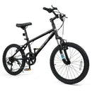 Kids Mountain Bike 20 24 Inch Child Bicycle for Boys Girls Aged 8+ Years Old Black