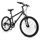 Kids Mountain Bike 20 24 Inch Child Bicycle for Boys Girls Aged 8+ Years Old Black