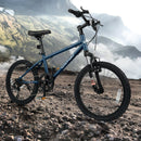 Kids Mountain Bike 20 24 Inch Child Bicycle for Boys Girls Aged 8+ Years Old Navy